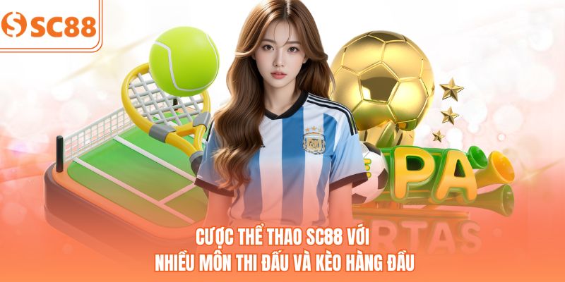 Cược thể thao SC88 với nhiều môn thi đấu và kèo hàng đầu